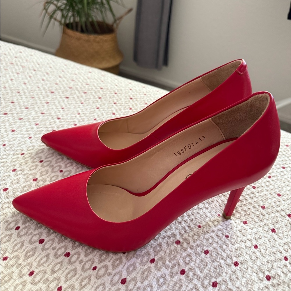 Elegant Red Women's Heels